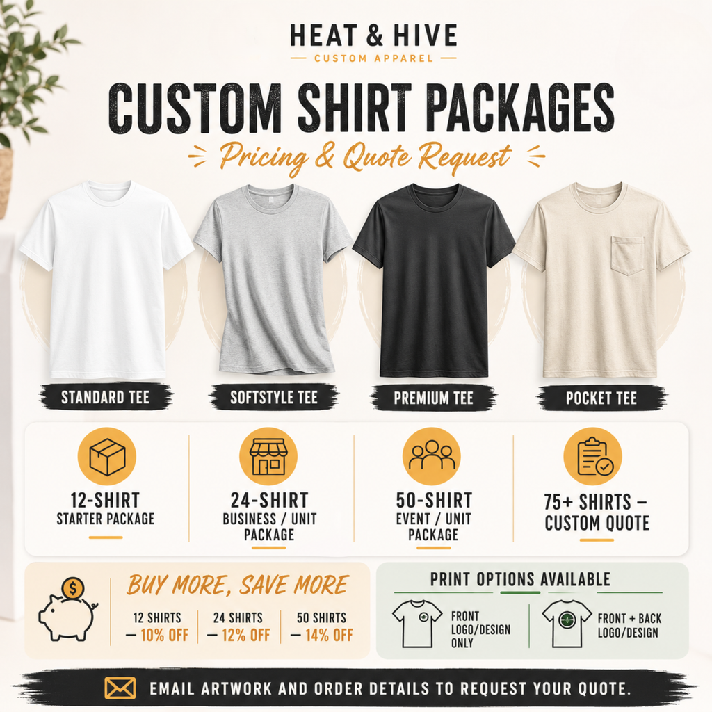 Custom Shirt Packages