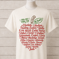 Personalized Teacher Apple T-Shirt