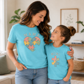 Puzzle Heart Mama & Mini Matching Comfort Colors® T-Shirt Set – Adult + Youth