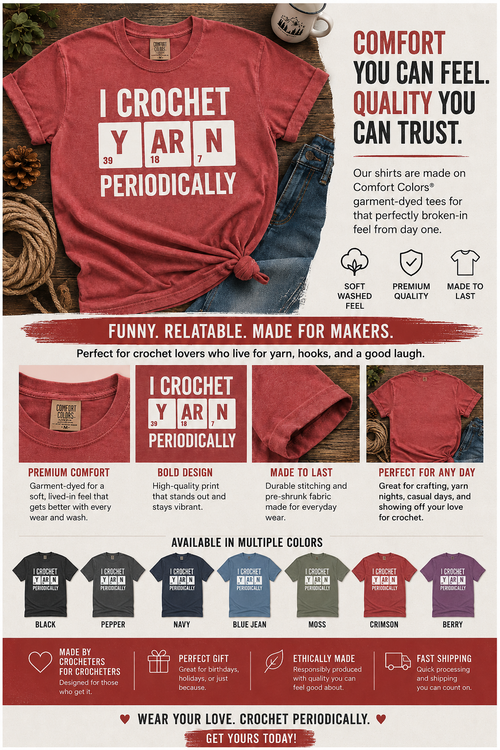Crochet Yarn Periodically Short Sleeve T-Shirt