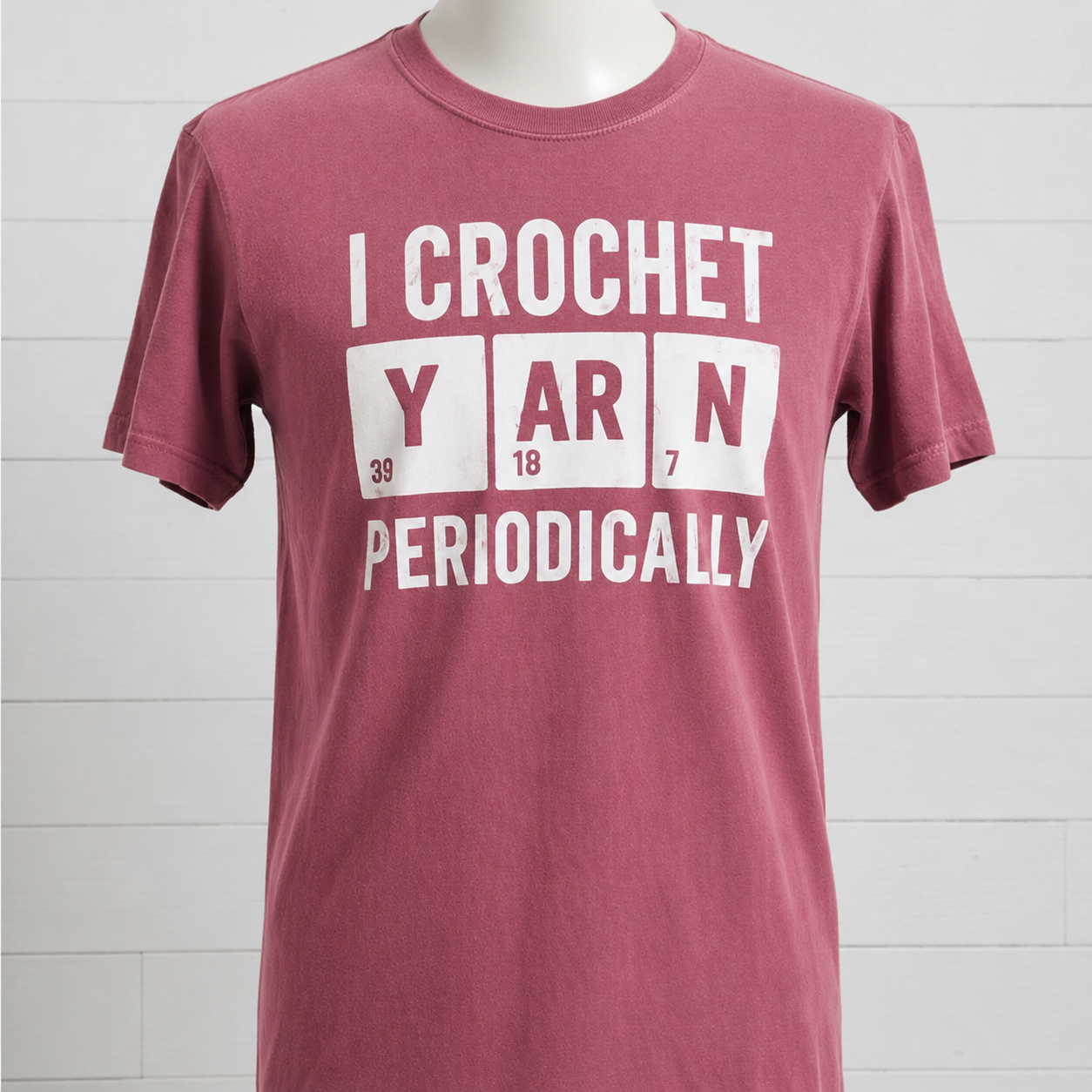 Crochet Yarn Periodically Graphic Tee