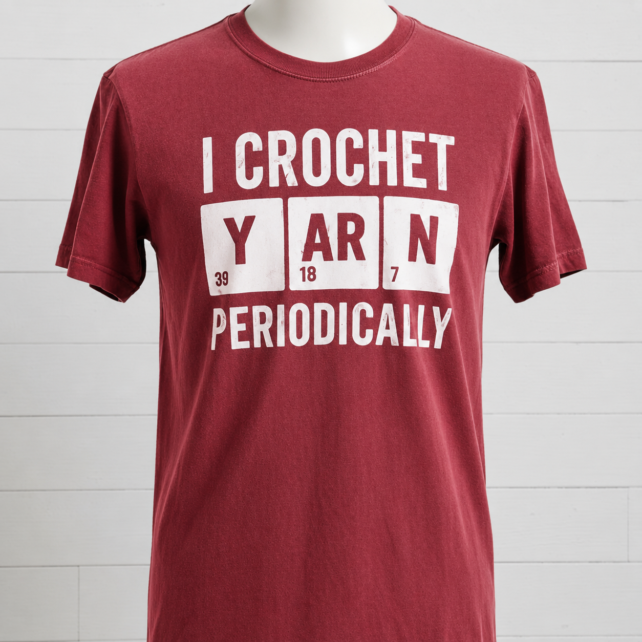 Crochet Yarn Periodically Graphic Tee