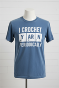 Crochet Yarn Periodically Short Sleeve T-Shirt