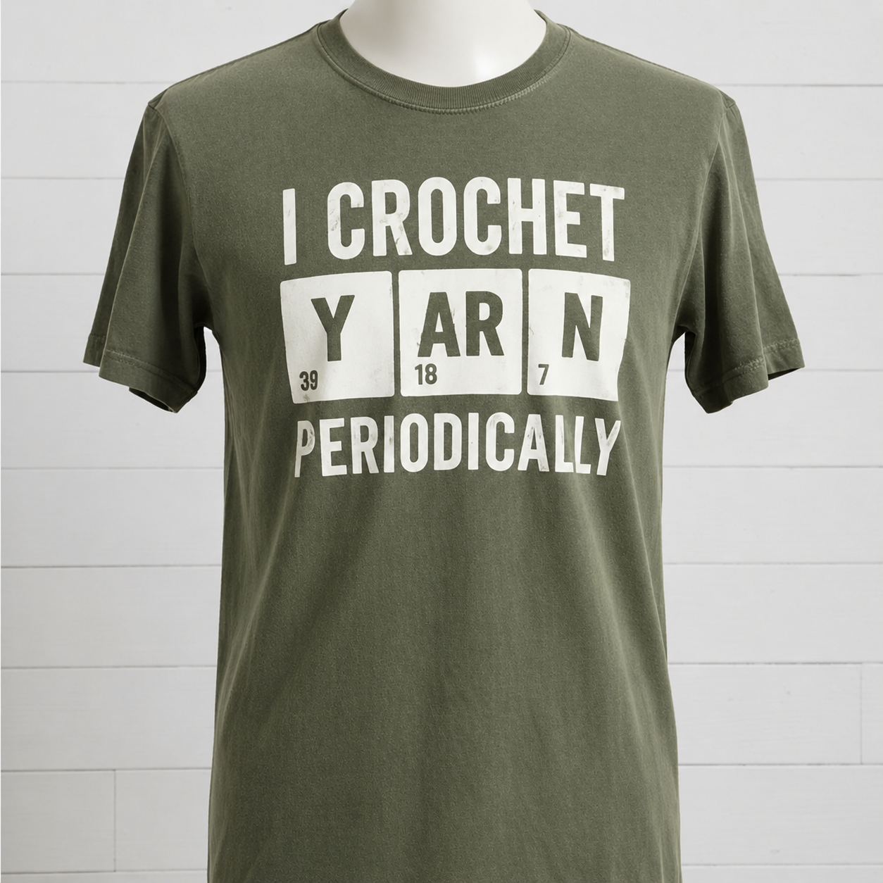 Crochet Yarn Periodically Graphic Tee