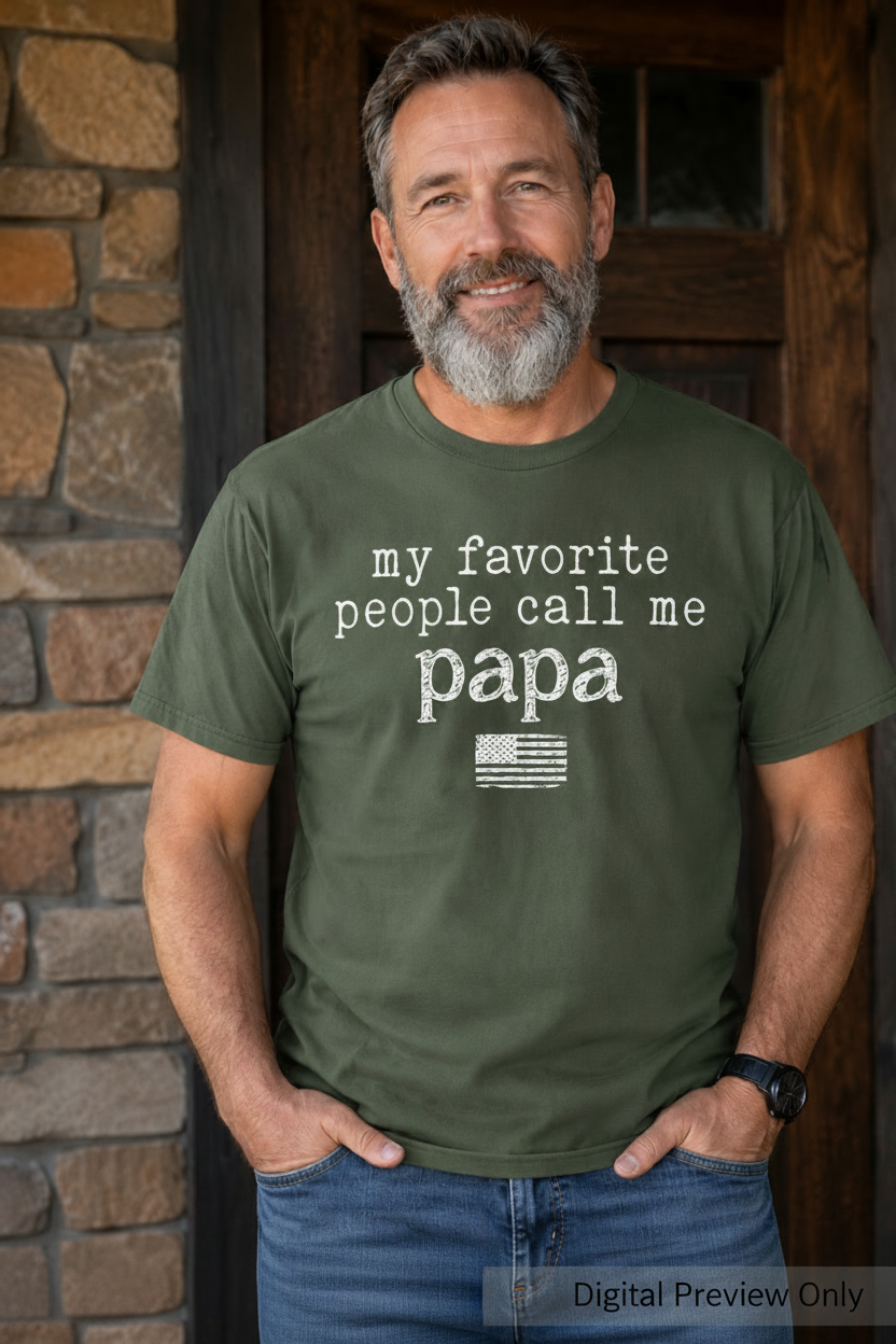 Favorite People Call Me Short Sleeve T-Shirt