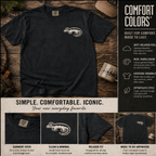 Minimal Gecko Comfort Colors Tee