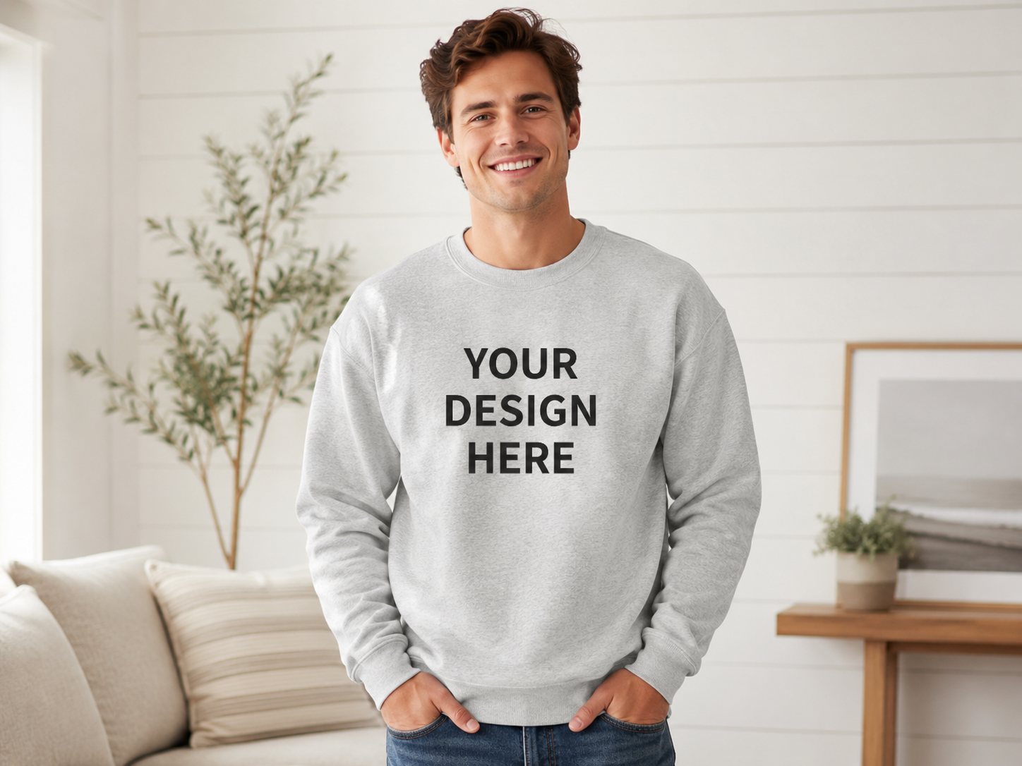 Custom Adult Crewneck Sweatshirt