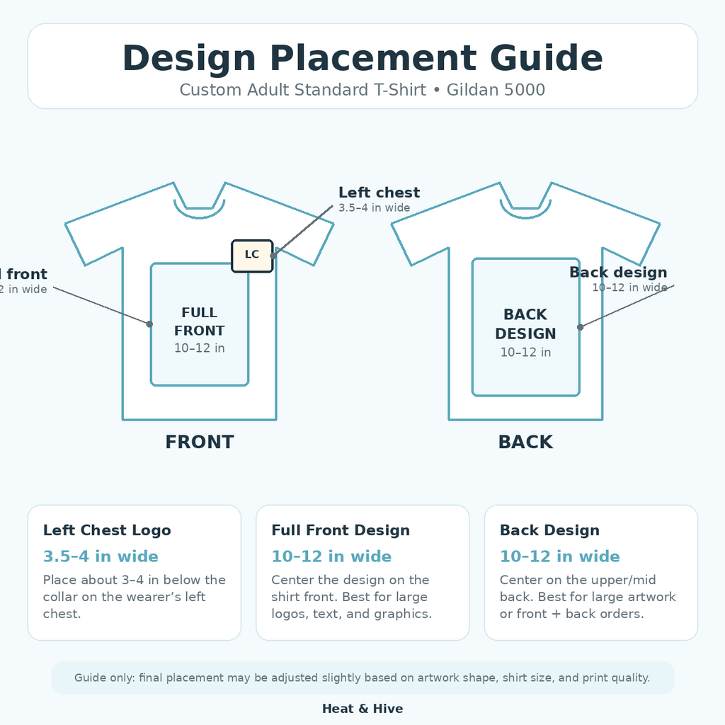 Custom Adult Standard T-Shirt - Gildan 5000