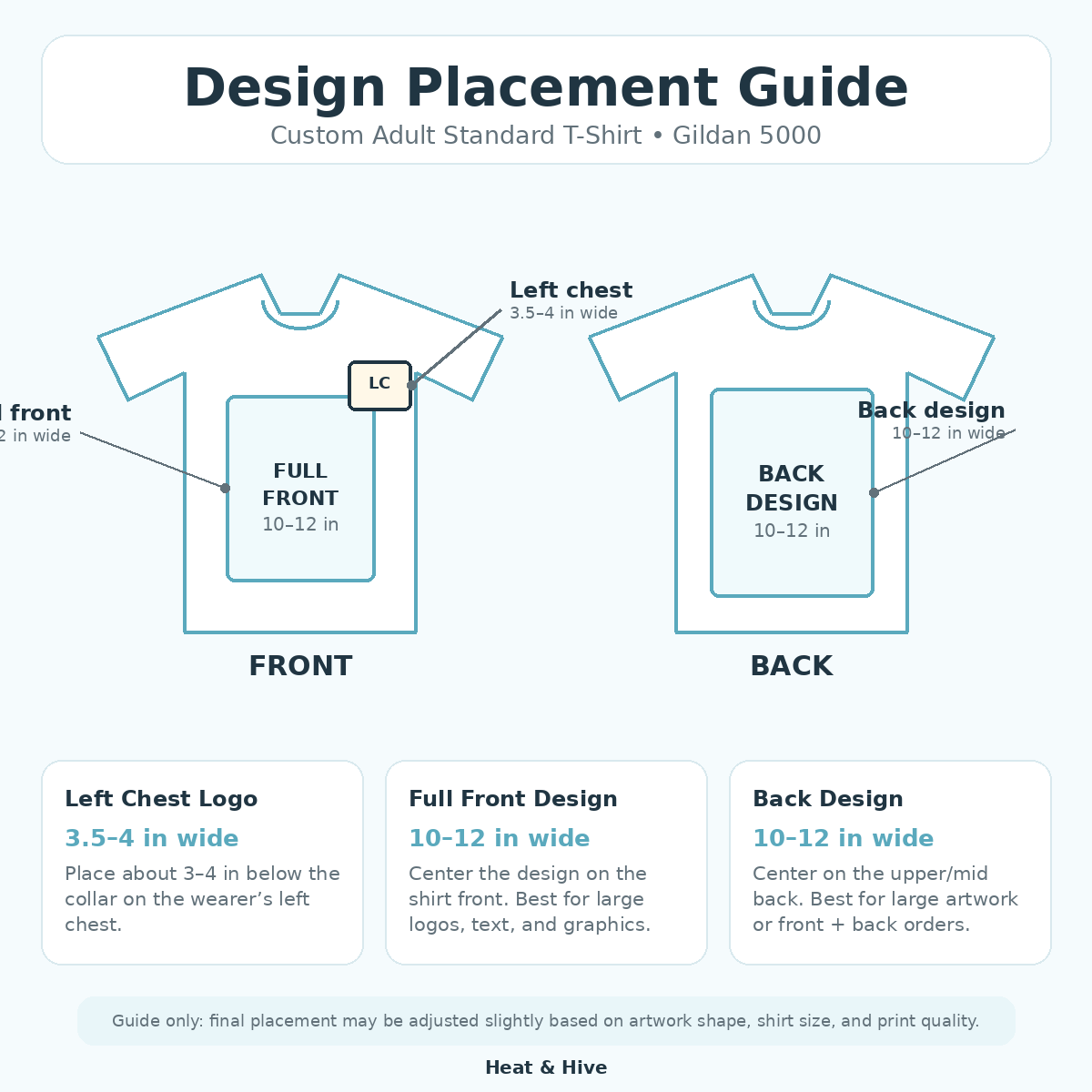 Custom Adult Standard T-Shirt - Gildan 5000