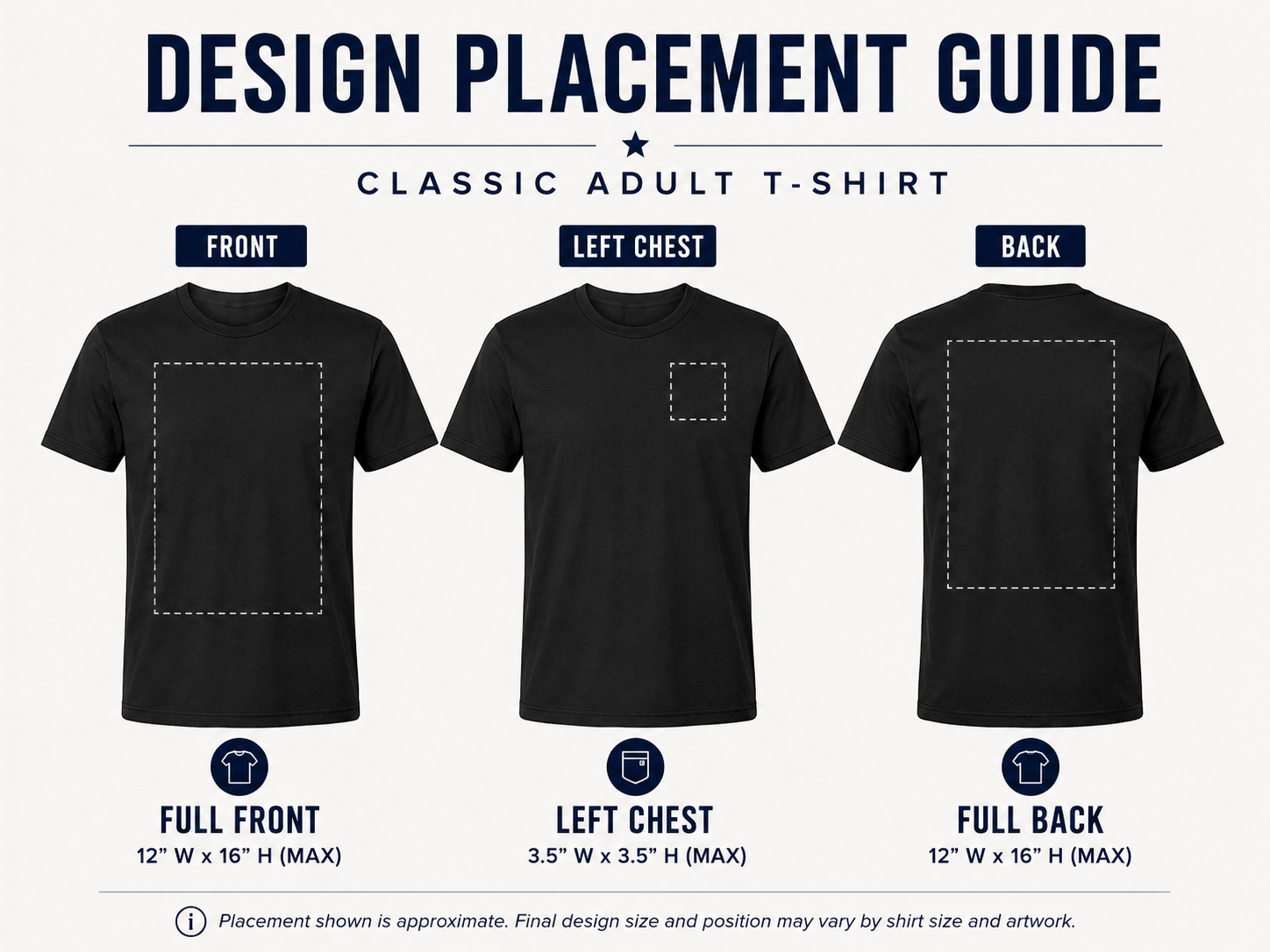 Custom Adult Standard Short Sleeve T-Shirt