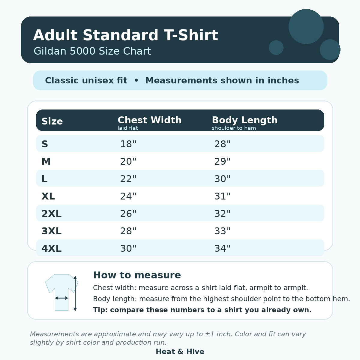 Custom Adult Standard T-Shirt - Gildan 5000