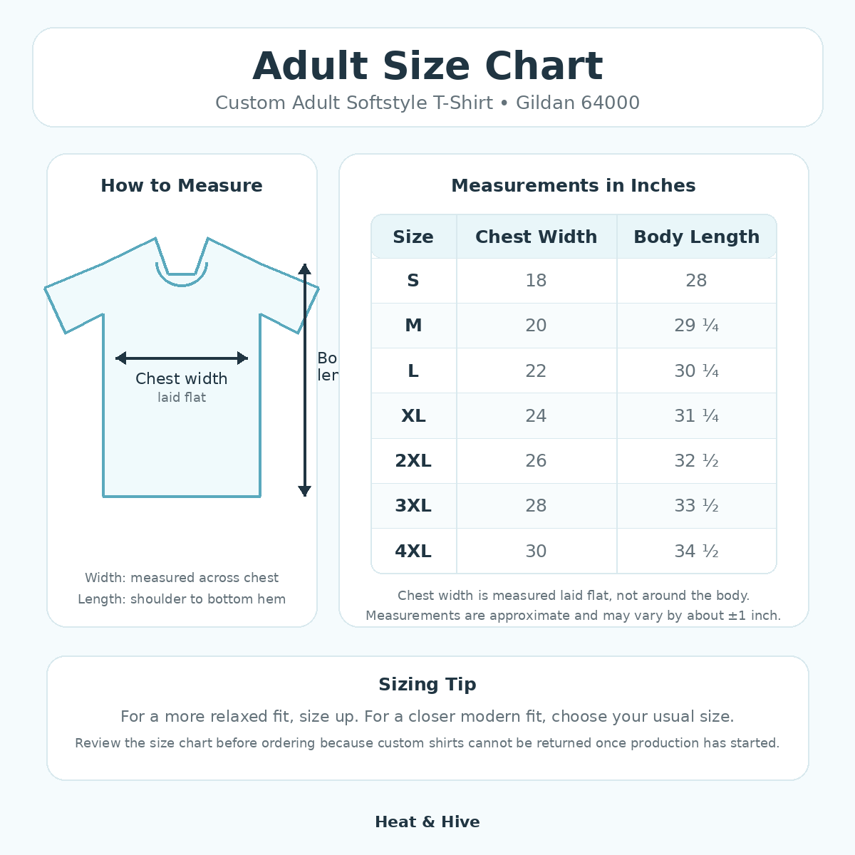 Custom Adult Softstyle T-Shirt - Gildan 64000