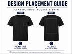 Custom Adult Pocket T-Shirt