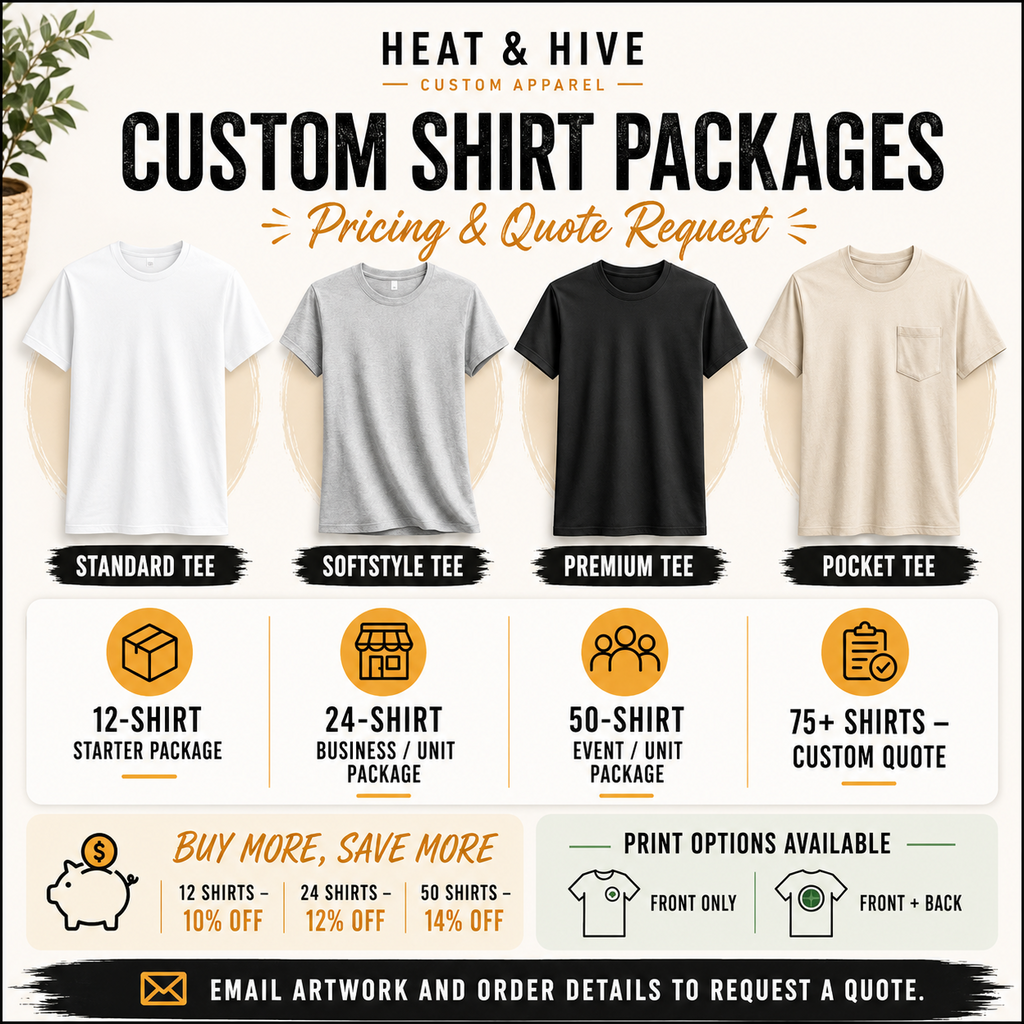 Custom Shirt Packages