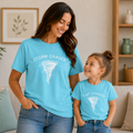 Storm Chaser & Tiny Tornado Matching Comfort Colors® T-Shirt Set – Adult + Youth