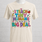 I Teach Tiny Humans Teacher Graphic Tee
