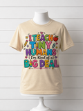 I Teach Tiny Humans Comfort Colors Teacher Shirt