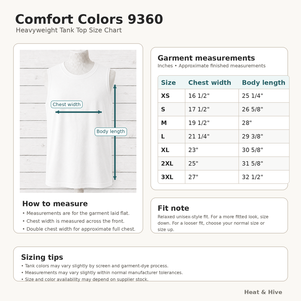 Comfort Colors Tank Top