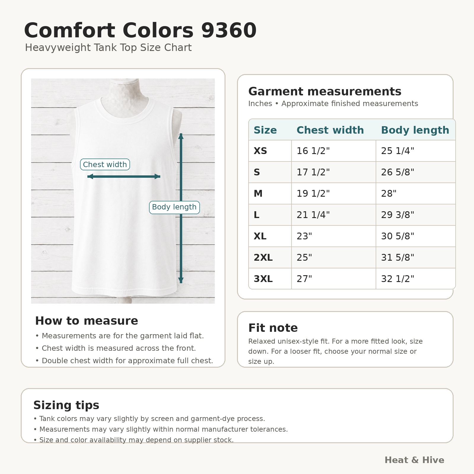 Comfort Colors Tank Top